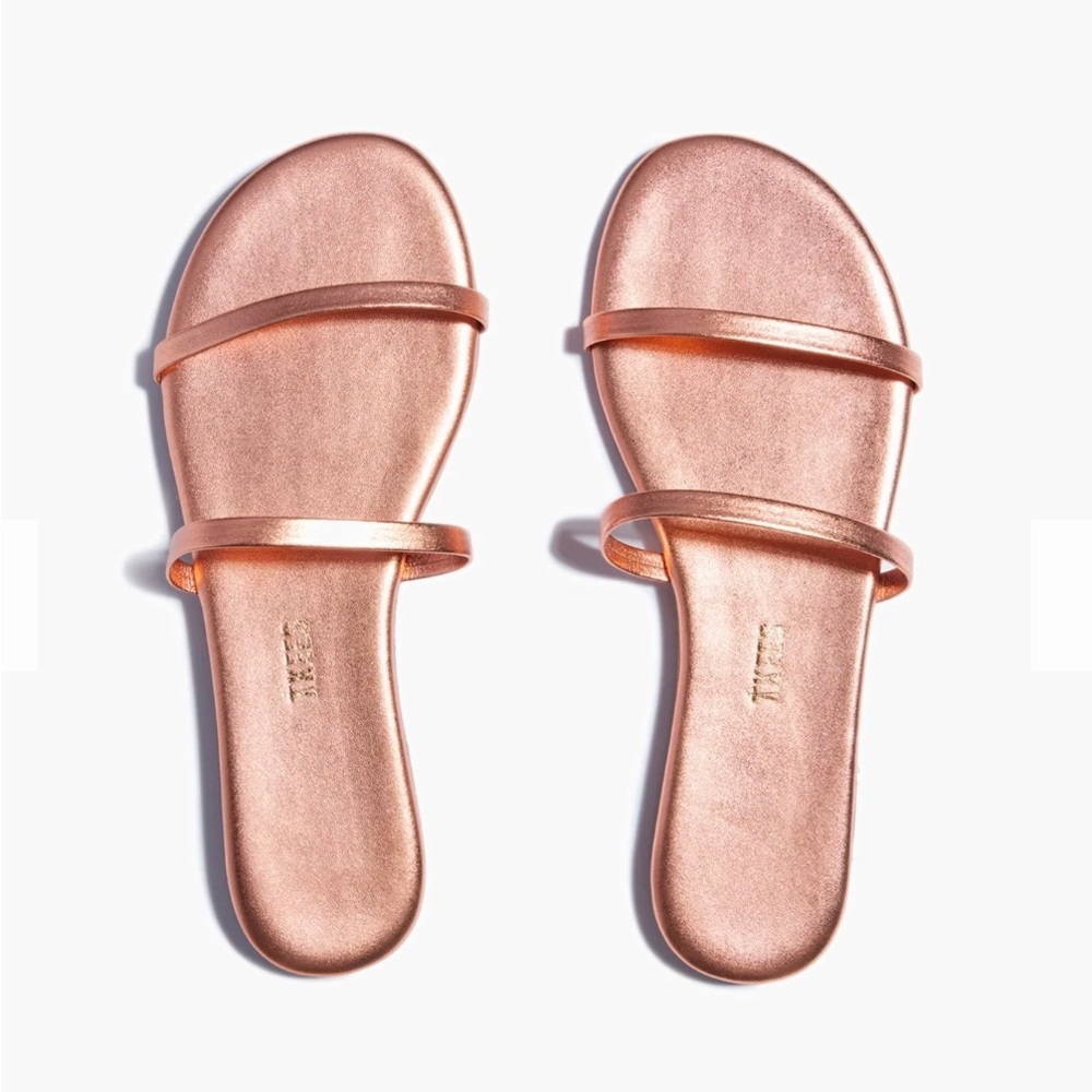 TKEES Sandals Gemma Metallics Size 9